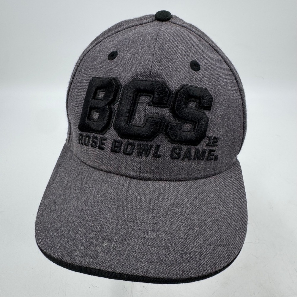 Nike BCS Rose Bowl‎ Game Oregon 2012 Snapback Hat Gray Black Embroidered OSFA